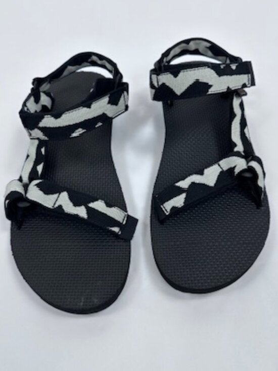 Teva Sandals Mens 11 Black White Sport Outdoor Comfort Hiking main image 8